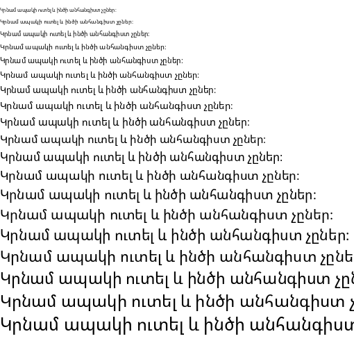 Armenian font for mac